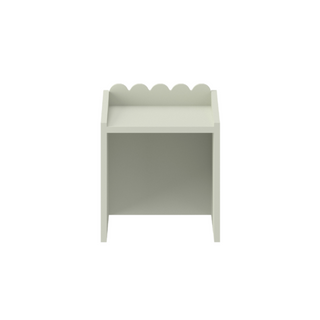 Children's Montessori desk with drawer and one chair Juno  green