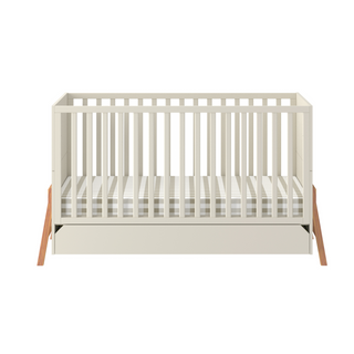 Kinderbed met lade 70x140 cm Iris beige voor baby's en peuters