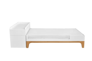 Meegroeibed 70x120/160 cm Brio wit voor baby's en peuters