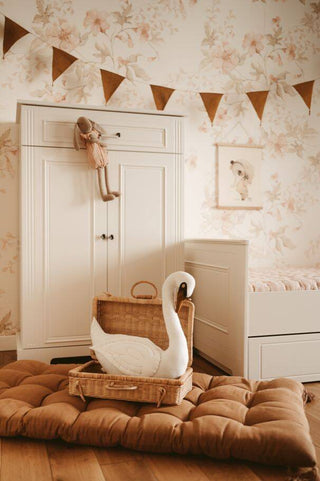 Dresser with two doors and 4 shelves Raffi white 46x85 cm