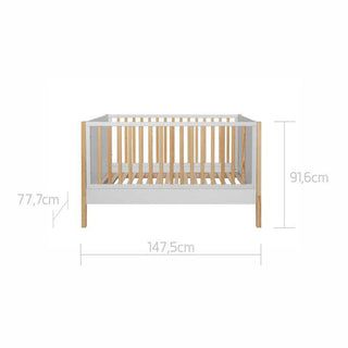 Kinderbed met lade 70x140 cm Jiffy voor baby's en peuters