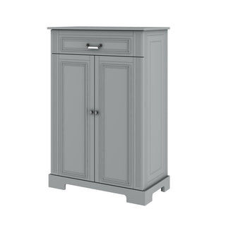 2-door commode INES Neutral grey | Ona's furniture - kids room furniture