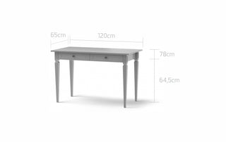 Desk INES Neutral grey | Ona's furniture - kids room furniture
