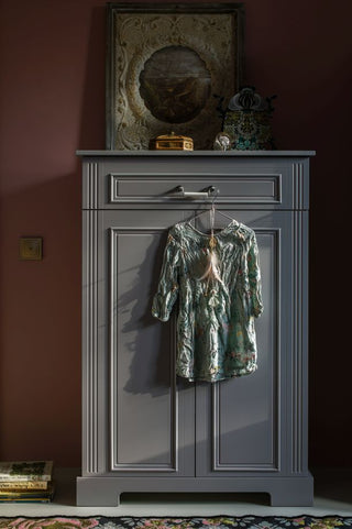 2-door commode INES Neutral grey | Ona's furniture - kids room furniture