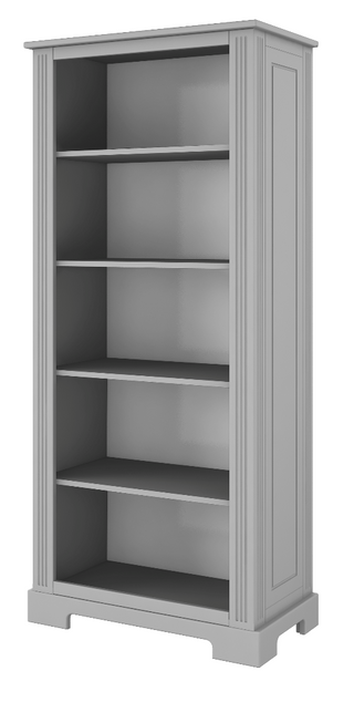 Bookcase INES Neutral grey | Ona's furniture - kids room furniture