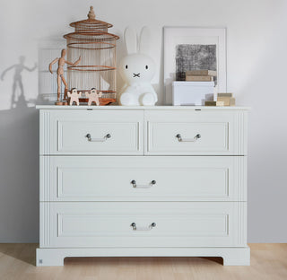4-drawer changing table INES Elegant white | Ona's furniture - kids room furniture