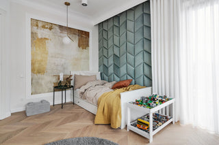 Bed 90x200 with drawer INES Elegant white | Ona's furniture - kids room furniture