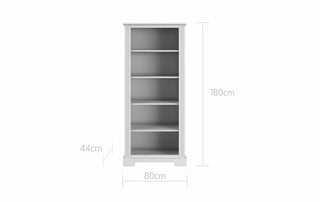 Bookcase INES Elegant white | Ona's furniture - kids room furniture