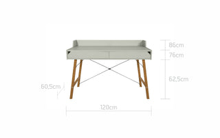 Desk LOTTA Sage | Ona's furniture - kids room furniture