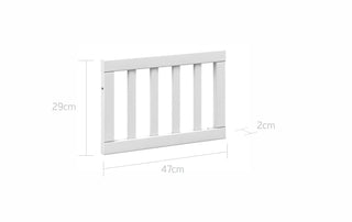 Safety rail ROYAL Timeless white/LOTTA Snow Cot/Toddler bed 70x140 | Ona's furniture - kids room furniture