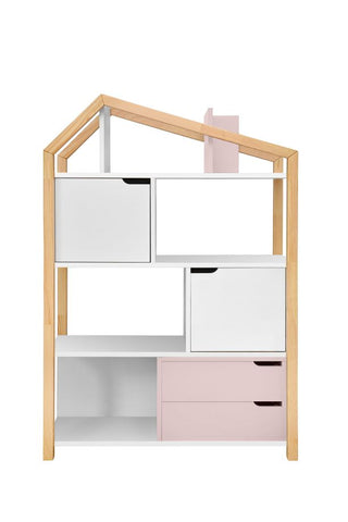 Bookcase MANHATTAN Phoebe flamingo | Ona's furniture - kids room furniture