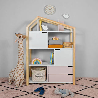 Bookcase MANHATTAN Phoebe flamingo | Ona's furniture - kids room furniture