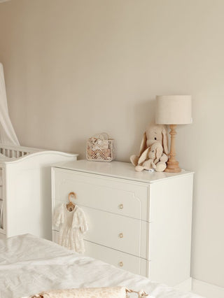 3-drawer changing table ROYAL Timeless white | Ona's furniture - kids room furniture