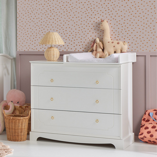 3-drawer changing table ROYAL Timeless white | Ona's furniture - kids room furniture
