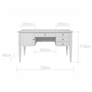 Bureau INES Elegant white | Ona's furniture - kids room furniture