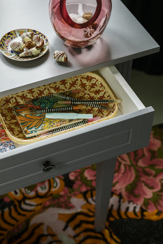 Desk INES Neutral grey | Ona's furniture - kids room furniture