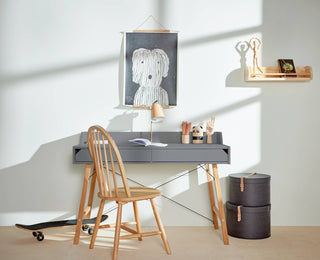 Desk LOTTA Grey | Ona's furniture - kids room furniture
