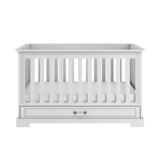 Baby room INES Elegant white: Cot/Toddler bed 70x140 with drawer | 2-door wardrobe | 3-drawer changing table | Ona's furniture - kids room furniture