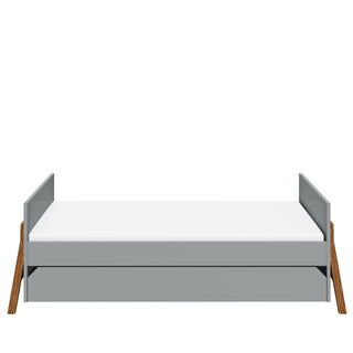 Bed met opbergruimte 90x200 Iris grijs | bedframe met lades op wieltjes