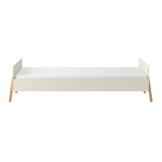 Bed met opbergruimte 90x200 Iris beige | bedframe met lades op wieltjes