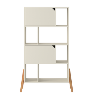 Children's bookcase Iris beige 40x103 cm