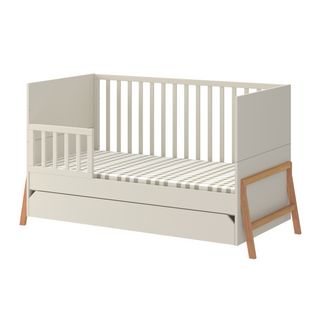 Bed rail Iris beige for convertible bed 70x140 cm