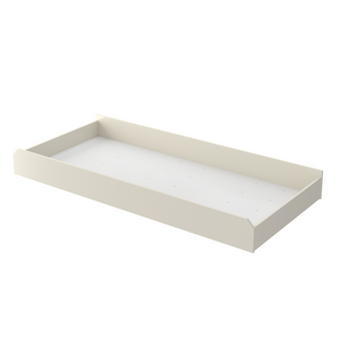 Bed met opbergruimte 90x200 Iris beige | bedframe met lades op wieltjes