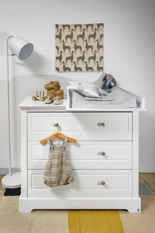 Complete babykamer Lulu | Meegroeibed met lade, kast, commode en bladvergroter