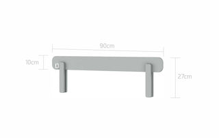 Universal safety rail Grey | Ona's furniture - kids room furniture