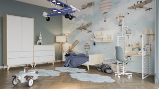 Baby room SO SIXTY: Cot 70x140/Junior bed 70x160 | 2-door wardrobe | 3-drawer changing table | Ona's furniture - kids room furniture