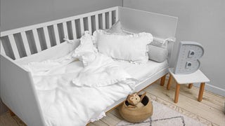 Baby room TOTEME BOTANIC: Cot/Toddler bed 70x140 | 2-door wardrobe | 3-drawer changing table | Ona's furniture - kids room furniture