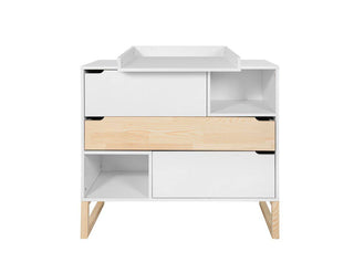 3-drawer changing table TATAM | Leaf enlarger Snow LOTTA Snow/PINETTE/TATAM