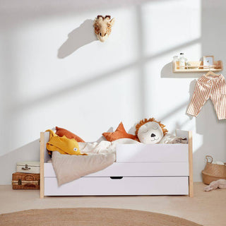 Complete baby room Jiffy | Convertible bed with drawer, wardrobe, changing table and changing top