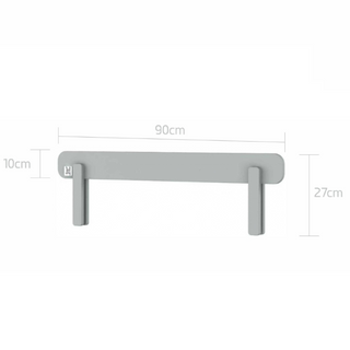 Safety rail INES Neutral grey Bed 90x200 | Ona's furniture - kids room furniture