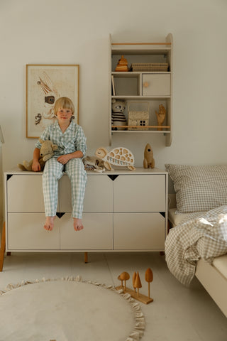 Dresser with 6 spacious drawers Iris beige 50x150 cm