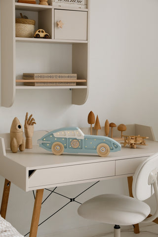 Kinderbureau met 2 ruime lades Iris beige 60x120 cm