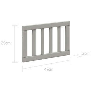 Safety rail LOTTA Grey Cot/Toddler bed 70x140 | Ona's furniture - kids room furniture