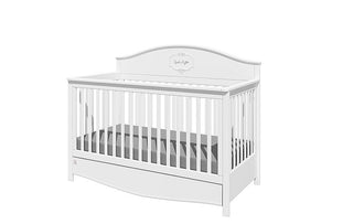 Cot/Toddler bed 70x140 with drawer GOOD NIGHT Snow | Ona's furniture - kids room furniture