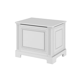 Toy box INES Elegant white | Ona's furniture - kids room furniture