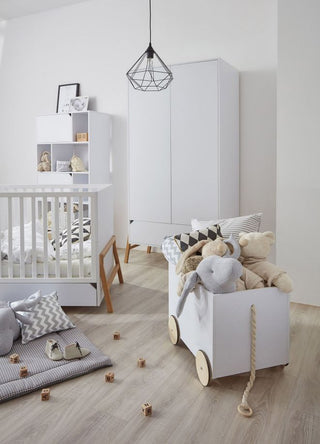 2-door wardrobe LOTTA Snow | Ona's furniture - kids room furniture