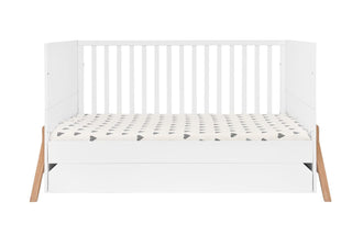 Cot/Toddler bed 70x140 with drawer LOTTA Snow | Ona's furniture - kids room furniture