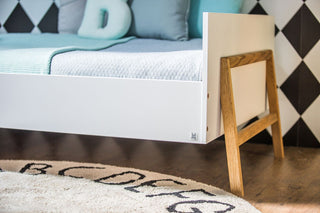 Bed 90x200 LOTTA Snow | Ona's furniture - kids room furniture