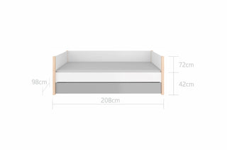 Bed 90x200 PINETTE | Ona's furniture - kids room furniture