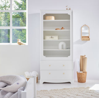 Bookcase ROYAL Timeless white | Ona's furniture - kids room furniture