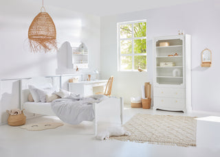 Bed 90x200 ROYAL Timeless white | Ona's furniture - kids room furniture