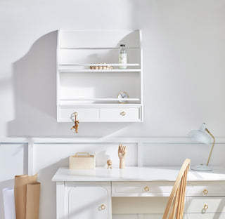 Wall shelf ROYAL Timeless white | Ona's furniture - kids room furniture