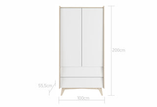 2-door wardrobe SO SIXTY | Ona's furniture - kids room furniture