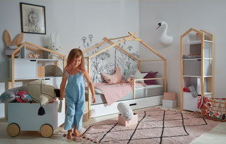Bookcase MANHATTAN Joey flamingo | Ona's furniture - kids room furniture