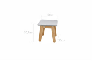 Stool WOODY Grey | Ona's furniture - kids room furniture