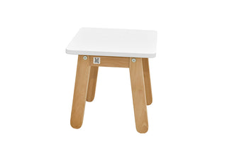 Stool WOODY Elegant white | Ona's furniture - kids room furniture